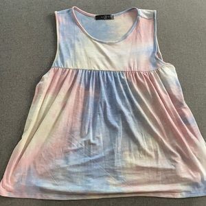 Tye dye tank
